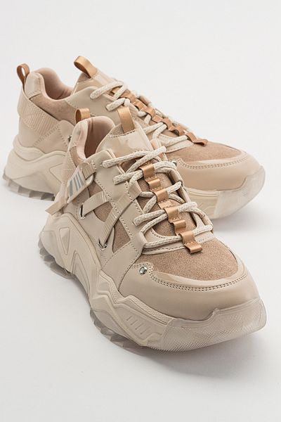 LuviShoes Pantofi sport pentru femei LEONA Beige Rose