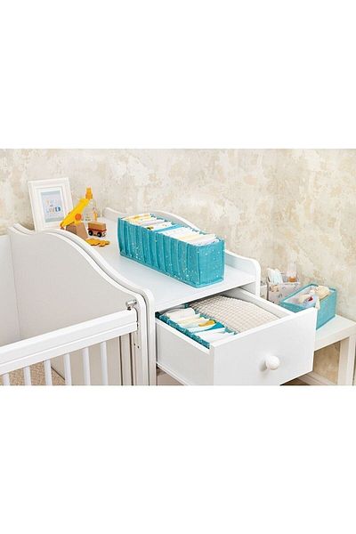 Özlem Toys Cabinet And Drawer Organizer Small Size(S)(BLUE)