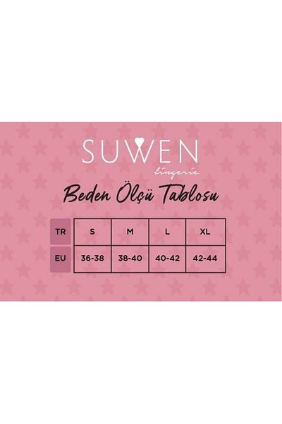 SUWEN Zestaw 3 majtek z wysokim stanem
