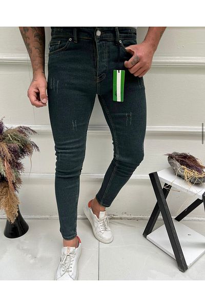 çerme Pantaloni pentru bărbați, blugi, slim cu lycra, cu cuie