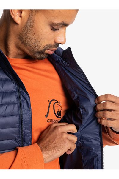 Quiksilver Quiksilver Men's Scaly Sleeveless Navy Blazer Vest Eqyjk04009-12818
