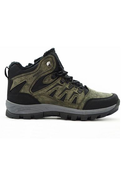 LETAO Pantofi sport de iarnă kaki pentru bărbați, rezistenți la frig