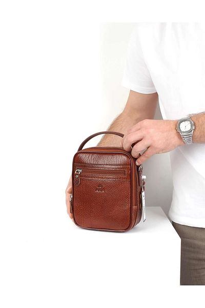 Aka Deri AKA LEATHER 347 100% GENUINE LEATHER MEN'S HANDBAG CROSSBODY BAG TABAN