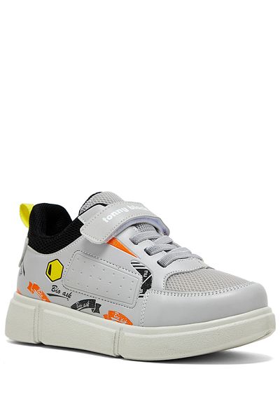 Tonny Black Kinder Unisex Ice Black Bequeme Passform Klettschuhe