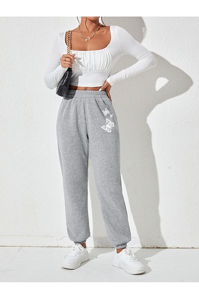 DAXİS Sportwear Company Pantaloni de sport unisex cu imprimeu fluture din 3 piese - Daxis Sportwear Company