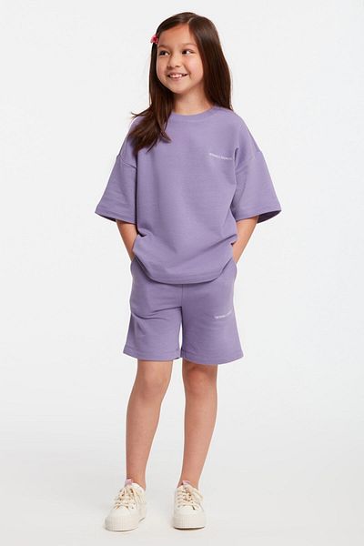 GRIMELANGE Calı Girl's Crew Neck Purple tepláková souprava