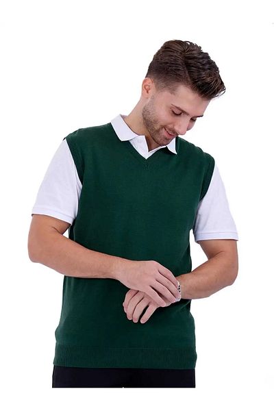 Fashinyou Men's V-Neck Sweater