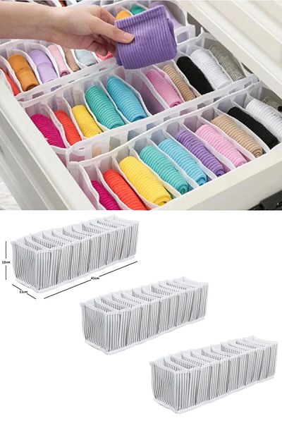 Özlem Toys 5 Pieces Star Small (S) Drawer Cabinet Organizer (11 Compartments)