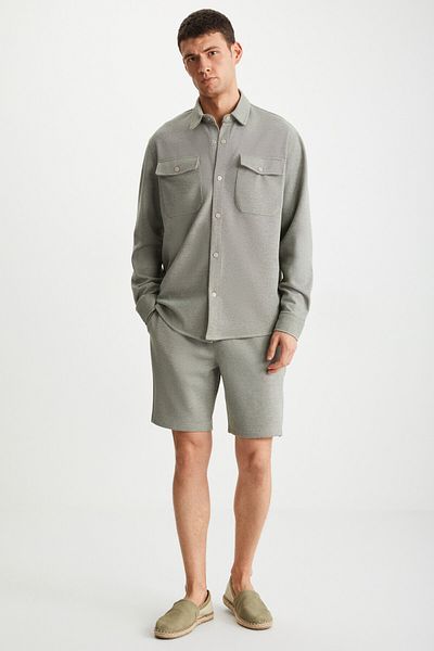 GRIMELANGE RAMADANP015 Khaki Shirt