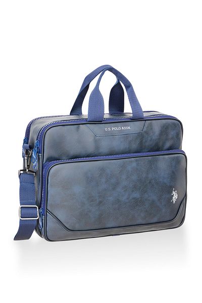 U.S. Polo Assn. BAZA. Polo Assn 23666-23667-23668 Servietă geantă laptop geantă messenger Macbook ALBASTRU ÎNCHIS
