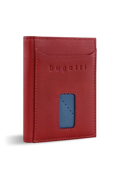 BUGATTI 8 cm RFID Schutz Leder Slim Geldbörse - Bezpečné