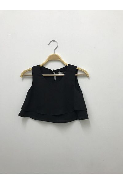 Pitti بلوزة بناتي سوداء 91001