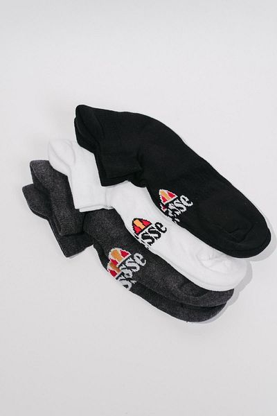 Ellesse Men's Socks 3 Pack C006 bkwtan