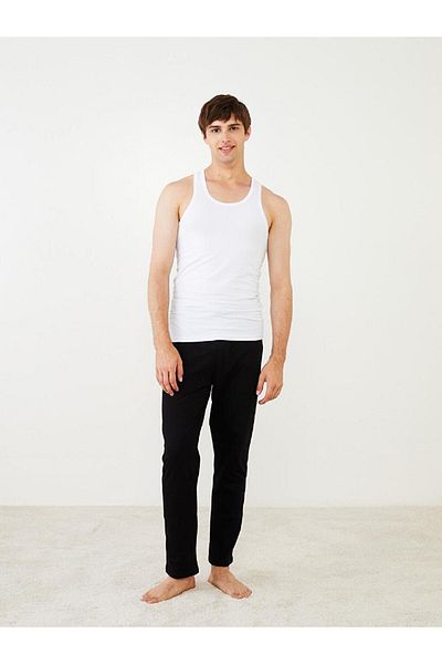 LC Waikiki LCW DREAM U-Neck Combed Cotton Men's Undershirt, 2-pack