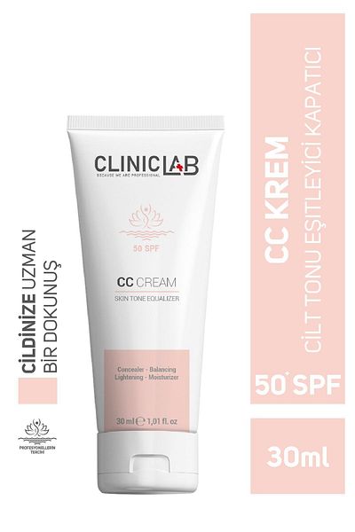 Cliniclab كريم معادل لون البشرة بعامل حماية من الشمس 50، 30 مل