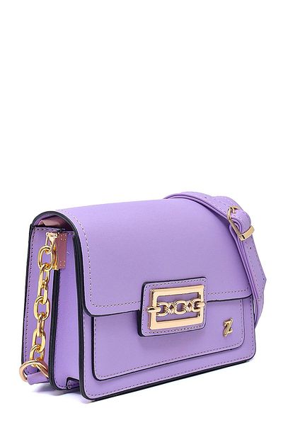 Zühre Geantă de umăr bej/liliac - Accesoriu Detaliat Z0015