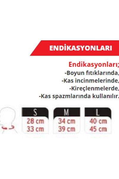 İNCİR طوق عنق إسفنجي أسود مدعم للنساء