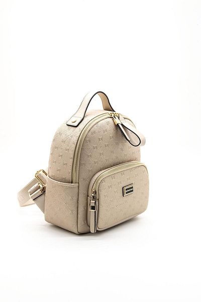 Silver Polo S.nut SP1130 - حقيبة ظهر نسائية فضية من Polo Nut