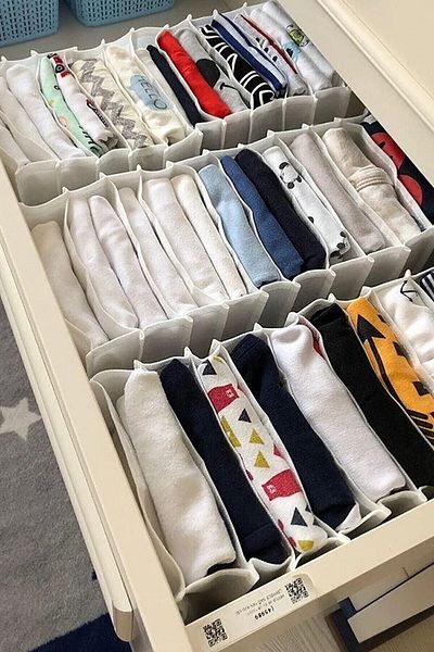Özlem Toys 4 Pieces Medium (M) Size Cabinet and Drawer Organizer (White Color)