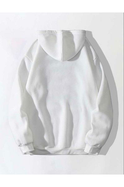 AFROGİYİM Női Los Angeles Design nyomott kapucnis oversize pulóver