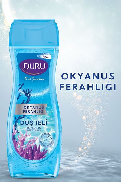 Duru جل الاستحمام فريش سينسيشنز أوشن فريش 6x450 مل