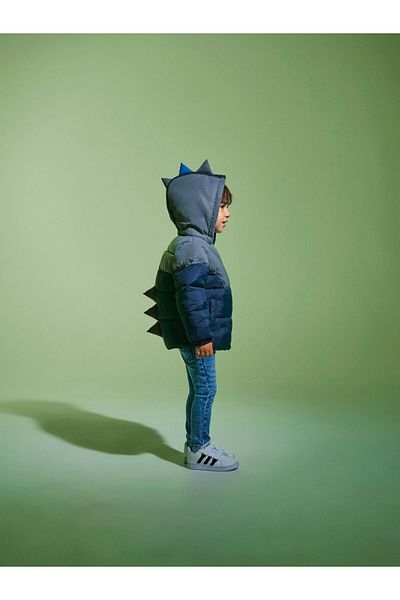 name ıt Name It Hooded Dark Navy Blue Boy's Coat 13218520