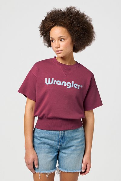 WRANGLER SS Світшот фіолетовий Колір кварцовий