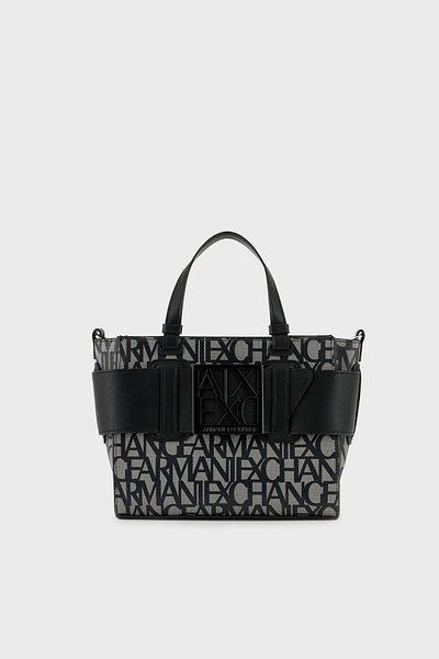 Armani Exchange حقيبة بشعار مع حزام تمديد - حقيبة942690 3F742 00850