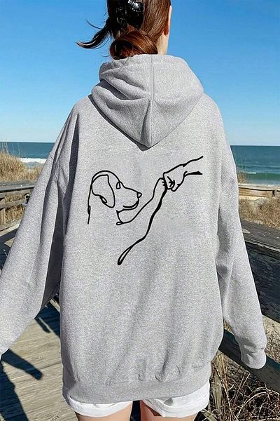 uyguntarz Hanorac oversize cu imprimeu Dude