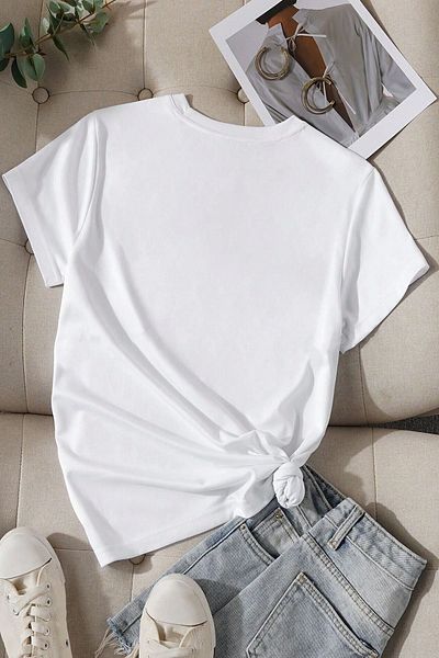 uyguntarz Tricou din bumbac cu design Daisy Butterfly