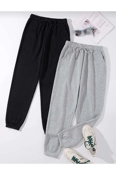ALTIN DİKİŞ Magas derekú gumilábú melegítőnadrág szett - 2 db Sportwear Company