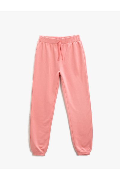 Koton Základní Jogger tepláky s kravatou v pase