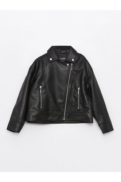 LC Waikiki Lcwk Leather Look Girls' Coat