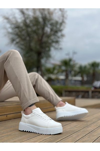 BESKAR BOA BA8104 Ανδρικά παπούτσια λουστρίνι με ψηλή σόλα