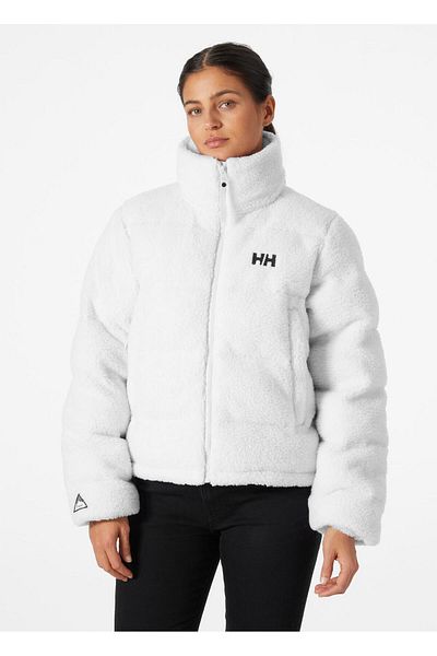 Helly Hansen W Yu Teddy Pleat Γυναικείο Λευκό Παλτό 54065-823