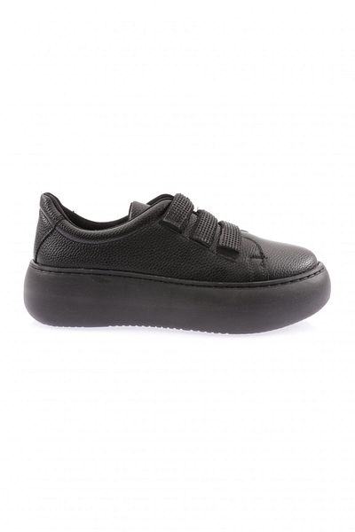 DGN Srebrny Kamień Czarny Sneaker - Paski Velcro, Dolce 98921097