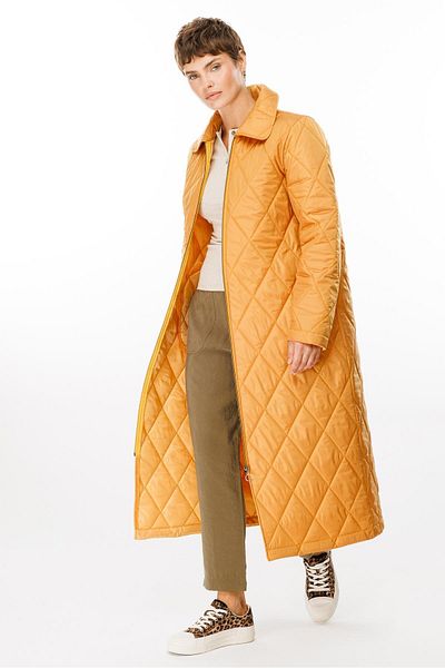 Micca Paris Light Fiber Insulated Mustard Trench Coat Coat - Spring