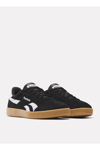 Reebok Czarne skórzane buty lifestylowe męskie 100208243 Reebok Smash Edge