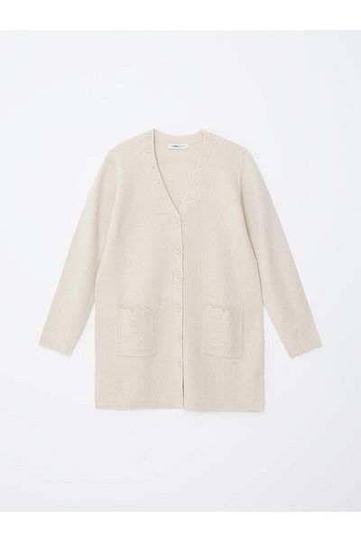 LC Waikiki Lcw Grace V-Neck Women's Knitwear Cardigan