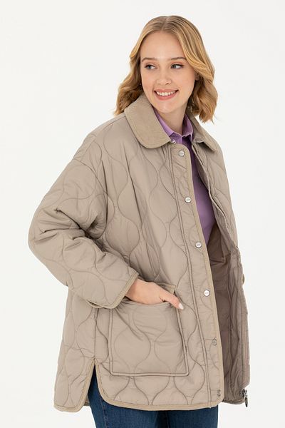 U.S. Polo Assn. معطف نسائي ملون بالحجر - 50271896 -VR049