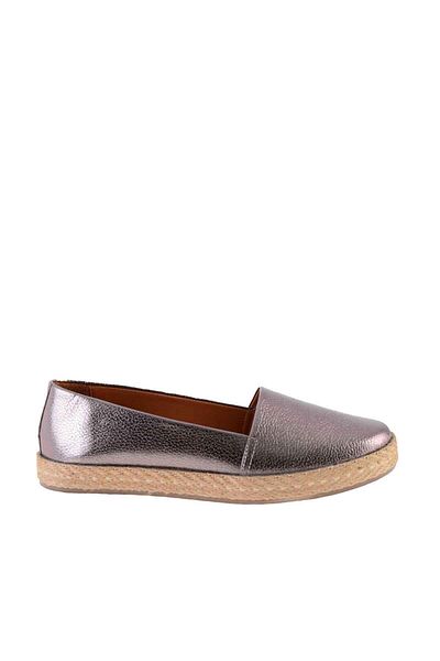 Bambi Ólom valódi bőr női espadrille K01802021803