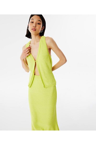 Twist Knitwear Buttoned Vest
