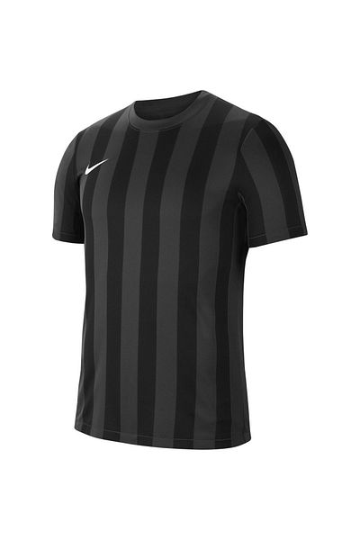 Nike Stripe Division Iv Kids Black Round Collar Jersey