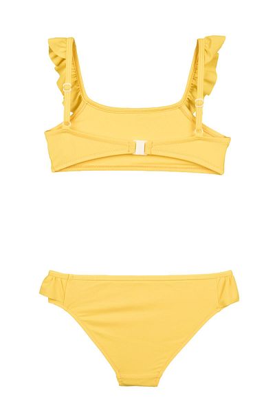 No Gossip Set de bikini pentru copii Galben No Gossip Kids - Detaliat cu volane