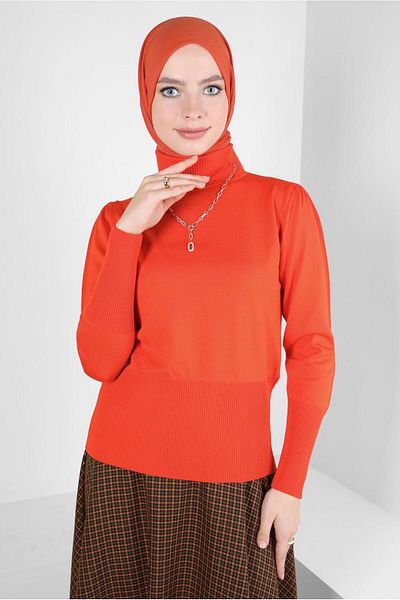 Alvina 44097 Model Turtleneck Tricot Pulover