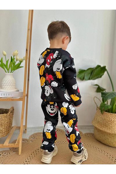 MİNİKO KİDS بدلة رياضية للأولاد MICKEY موديل 3 خيوط