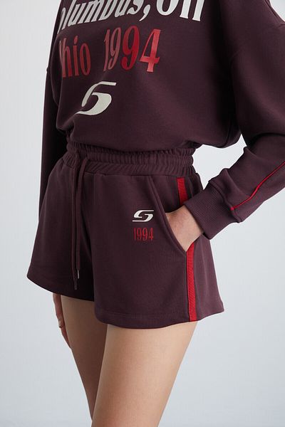 GRIMELANGE KATYA 3 Thread Damen-Shorts in Dunkelviolett