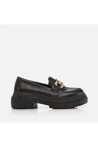 Yaya by Hotiç Μαύρο Γυναικείο Loafer
