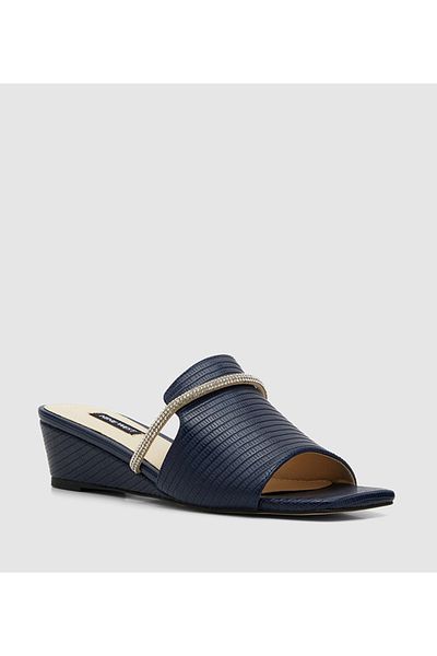 Nine West Women Navy Blue Sandals