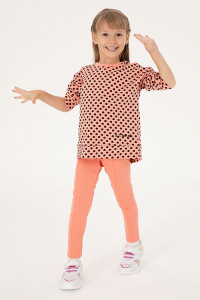 U.S. Polo Assn. Girl's Salmon Tights 50296923 -Vr047